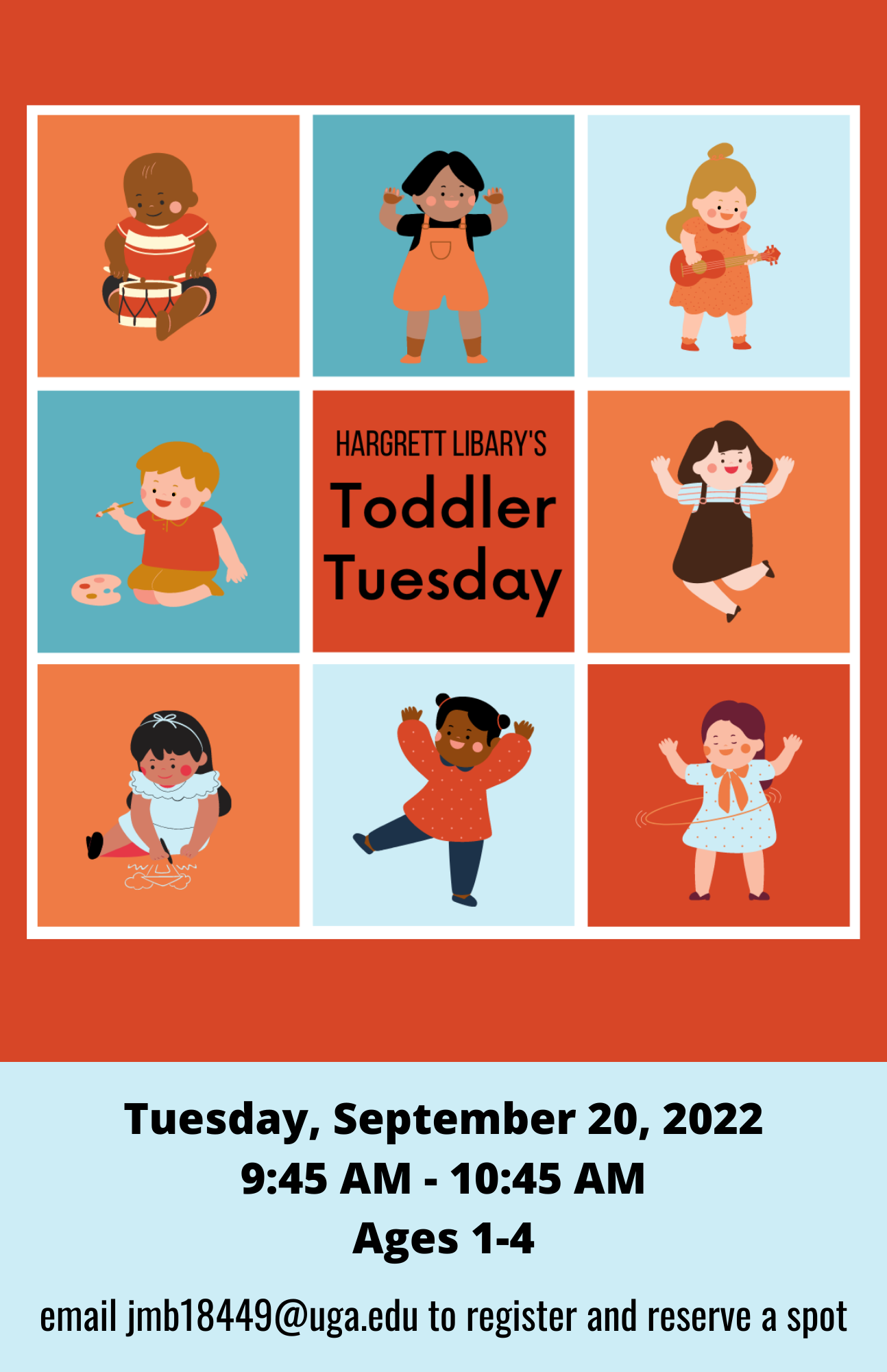 Toddler Tuesday poster