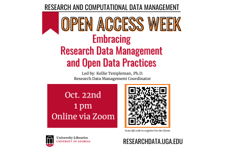 flyer on embracing research data management and open data practices