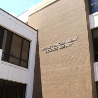 Exterior of Shirley Mathis McBay Science Library
