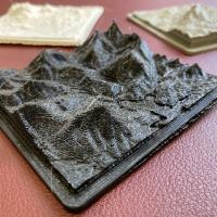 3D printed topographical maps