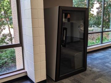 Zoom Booths located on the 2nd floor of the McBay Science Library